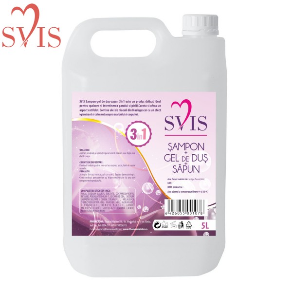 Svis 3 in 1 sampon - gel de dus - sapun Premium Svis 3 in 1 sampon - gel de dus - sapun Premium